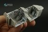Quinta Studio QDS-32099 F-14B 3D-Printed & coloured Interior on decal paper (Trumpeter) (Small version) 1/32